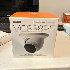Alarm.com Pro ADC-VC838PF 4MP Turret PoE Camera with Varifocal Lens - White