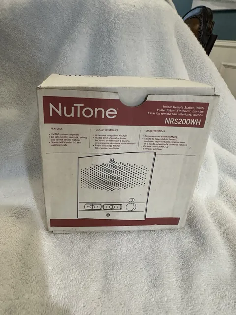 NuTone Indoor Remote Station NRS200WH White