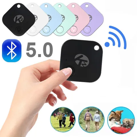 Bluetooth 5.0 GPS Tracking Locator Pet Tracker Keychain Anti-lost Device Alarm