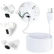 All-Weather 20ft Charging Cable & Mount for Blink and Other Floodlight Cameras