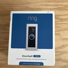 Ring Pro 2 Video Doorbell - Satin Nickel Brand New 