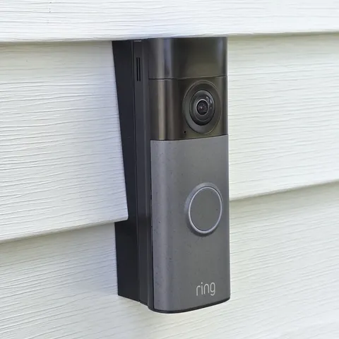 No Drill Vinyl Siding Mount Bracket Ring Battery Doorbell Plus (newest model) 2K