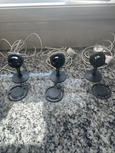 LOT OF 3 Google Nest Cam Indoor 1st Gen A0005 1080p  Security Camera