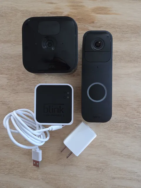 Blink Outdoor 3rd Gen + Video Doorbell + Sync Module 2 Security Camera Bundle