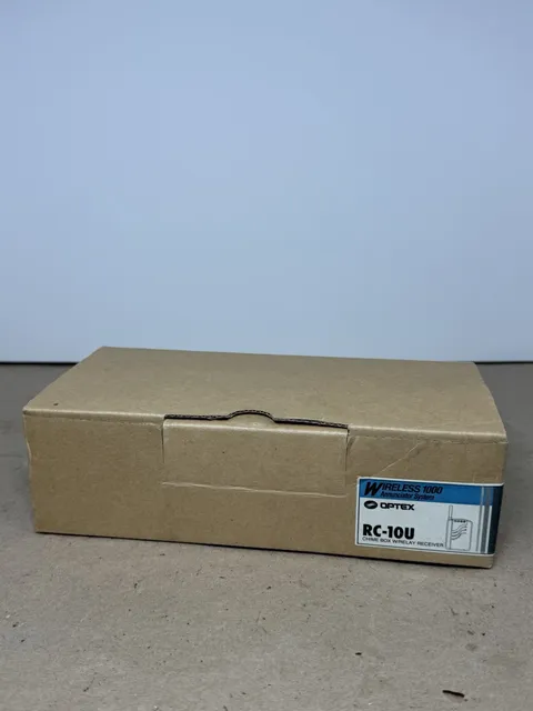New Optex RC-10U Wireless 1000 Annunciator System Chime Box Relay Receiver Only