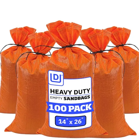 Durasack Heavy Duty Sand Bags Tie Strings Empty Woven Polypropylene For Flood