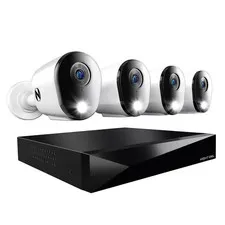 12-Channel (8 Wired 4 Wi-Fi) 2K 2 TB DVR Security Camera System with 4-Wired 2K