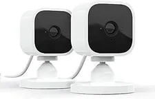 Blink Mini - Compact indoor plug-in smart security camera, 1080p HD video
