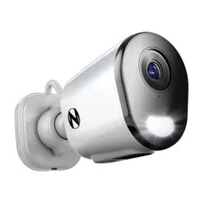 Plug-in AC Powered Wi-Fi 4K HD Indoor/Outdoor Deterrence Camera with 2-Way Au...
