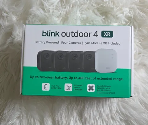 Blink Outdoor 4 XR , 4 Camera System w/Sync Module Included - New Sealed