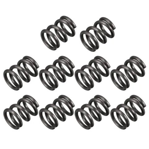 8mm outer diameter 1.2mm wire diameter 10mm length compression spring 10pcs