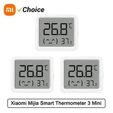 Xiaomi Mijia Smart Temperature Humidity Monitor 3 Bluetooth Clock Sensor