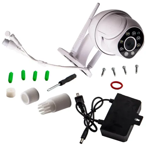1080P Wireless Security Camera Indoor Outdoor System Waterproof Dome White IP66