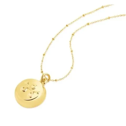 Smart Jewelry - Personal Safety Device - Necklace Gold