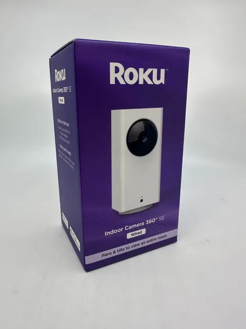 Roku Smart Home Indoor Camera 360° SE Wi-Fi - Connected - New/Sealed!