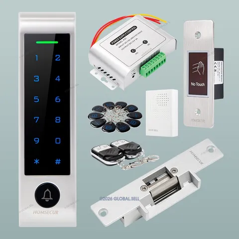 HOMSECUR Weatherproof WIFI RFID Access Control Set Lock APP Unlock