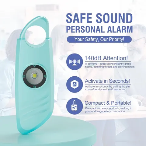 Personal Safety Alarm for Women, 140db Siren, Safe Sound Personal Alarm