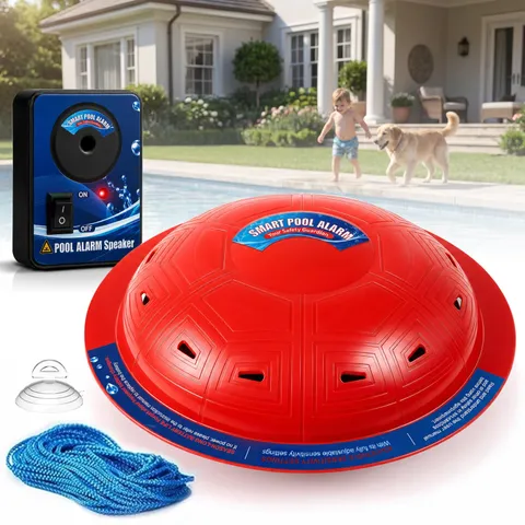 Floating Pool Safety Alarm for Pools Adjustable Sensitivity, 85db Alarm