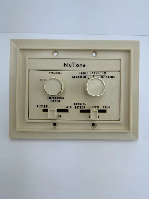 Nutone 40252 VINTAGE Indoor Remote Control Intercom Speaker