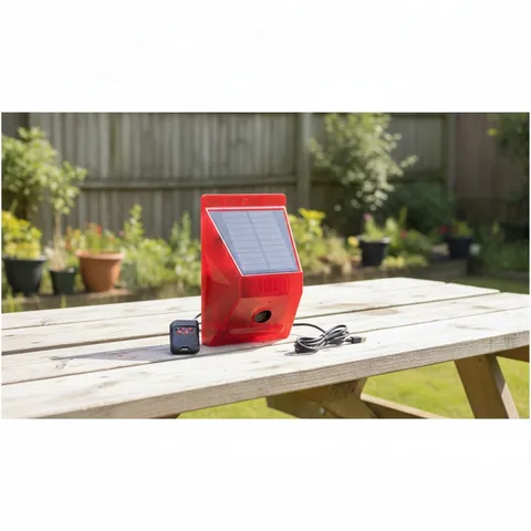 4 Working Modes Solar Motion Sensor Alarm - 129dB Siren for Ultimate Safety