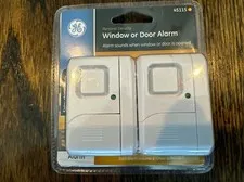 GE 45115 Personal Security Window Door Alarm Double Pack NEW,