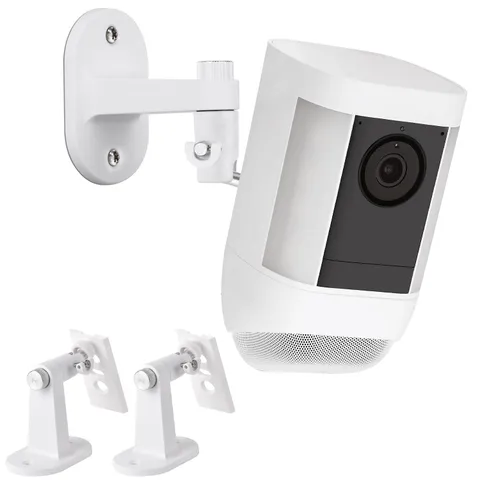 2Pack Security Wall Mount Ring Spotlight Cam Battery Plus/Pro 360° Adjustable