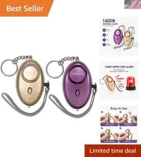 Personal Alarm for Women 140DB Emergency Self-Defense Security Alarm Keychain...