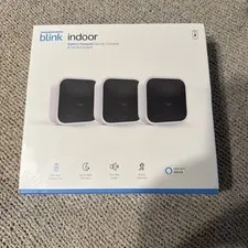 Blink Indoor 3 Camera Set Battery Powered WiFi Security System 3rd Gen Sealed