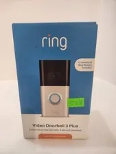 Ring Wireless Outdoor Video Doorbell New Open Box Video Doorbell 3 Plus