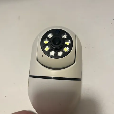 QC012 Infrared Night Vision 2-Way Audio Built-In Light E27 Bulb Security Camera