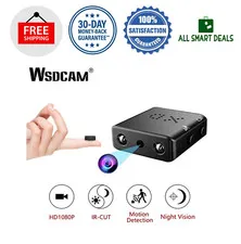 Camara Vigilancia Pequeña Con Infrarojos Vision Nocturna Deteccion Movimiento