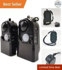 Portable Motion Detector Alarm 120DB 2 Packs Battery Powered Security Device