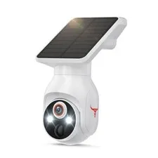 1080p Security Camera Wireless with Solar Panel, AI Human Detection, 2-Way WiFi
