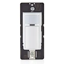 Motion Sensor Light Switch, Motion Activated, Auto-On/Auto-Off or Manual-On, 2A,