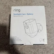 Ring Spotlight Cam wired white B0758L64L9 NEW! OPEN BOX!