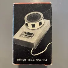 Vintage British Police Burglar Alarm No. 112 Battery Operated Door Window Siren