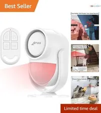 125dB Wireless Motion Sensor Alarm with Remote Indoor Security Detector
