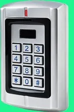 Outdoor Universal Wired Keypad Opener, 12-24V Stand Alone Garage Door Opener