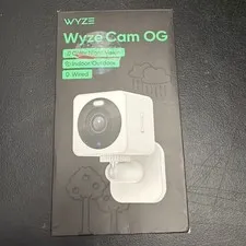 Wyze Cam OG 1080p HD Wired Indoor Outdoor Security Camera Spotlight Sealed
