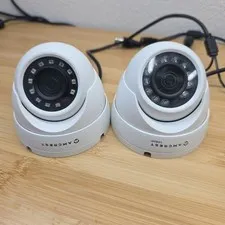 (2) Amcrest 1080P HDCVI Dome Security Camera AMC1080DM36-W, White Wired