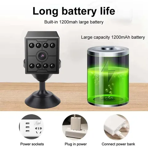 1080P Mini WiFi Camera Wireless Bluetooth Motion Detection Night Vision IP Cam