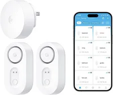 Upgraded Smart Water Leak Detector 1S with 1804 Ft Ultra-Long Range, Wifi Water 