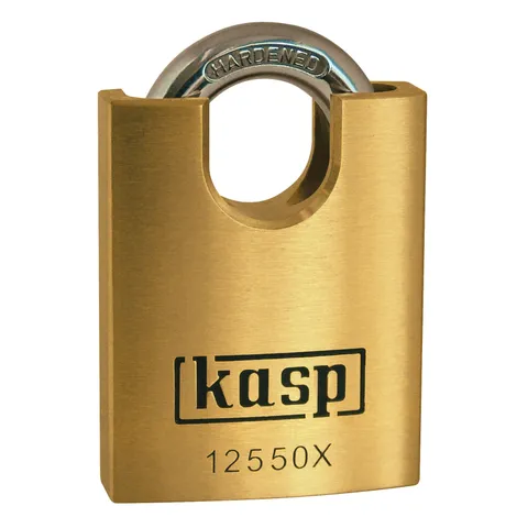Kasp K12550XD Premium Brass Lock - 50mm - Closed Hook