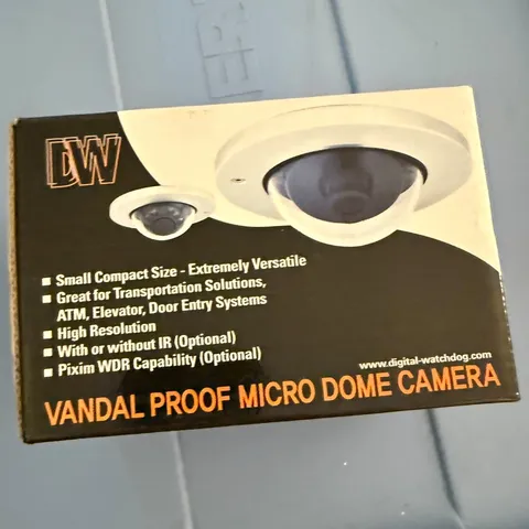 Digital Watchdog MC352DIR Vandal Proof IR Micro Dome CCTV Camera Wired White