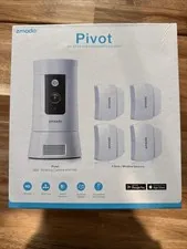 Pivot Zmodo 360 Rotating Camera & Hub with 4 Window Sensors NEW
