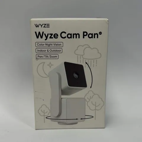 New Wyze Cam Pan V3 Home Security Camera White WYZECPAN3