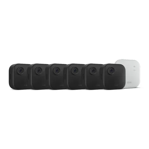 Blink Outdoor 4 XR 6 Cameras Wireless Security System Motion Detection