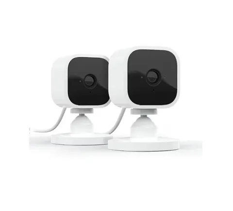 Blink - Mini - Compact indoor plug-in smart security camera, 1080p, night vision