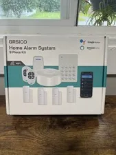 GRSICO Home Alarm System Wireless 9 Piece Kit NEW Open Box