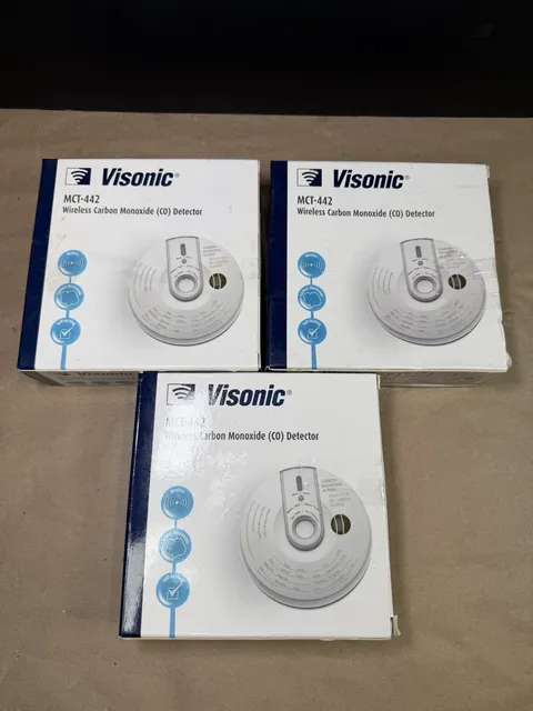 Visonic Lot-3  MCT-442 N SMA (2.4GHz) WH Wireless Carbon Monoxide Detector